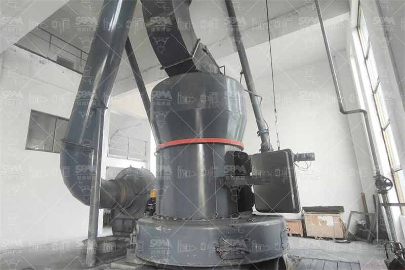 Barite ore being fed into a primary jaw crusher