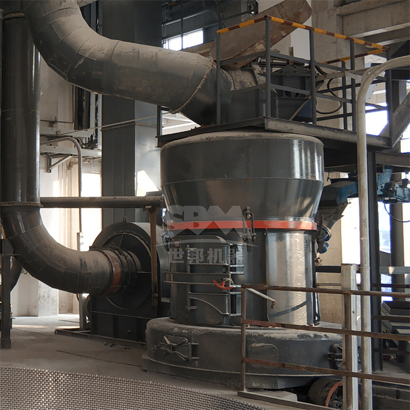 Attapulgite grinding process flow diagram showing material flow from feed to finished powder