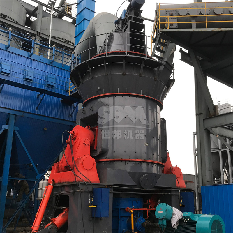 LM190K vertical roller mill grinding orthoclase in a ceramic plant