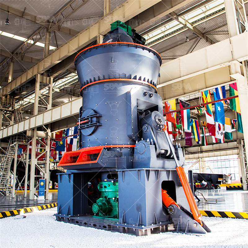 LM series vertical roller mill installation for large scale lithium mica powder plant