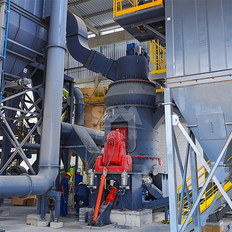 LM series vertical roller mill operation in a cement plant