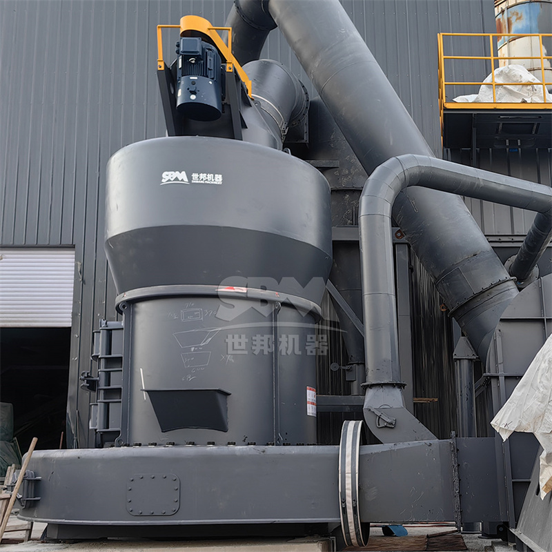 Adhesive limestone filler production line with grinding mill and dust collector