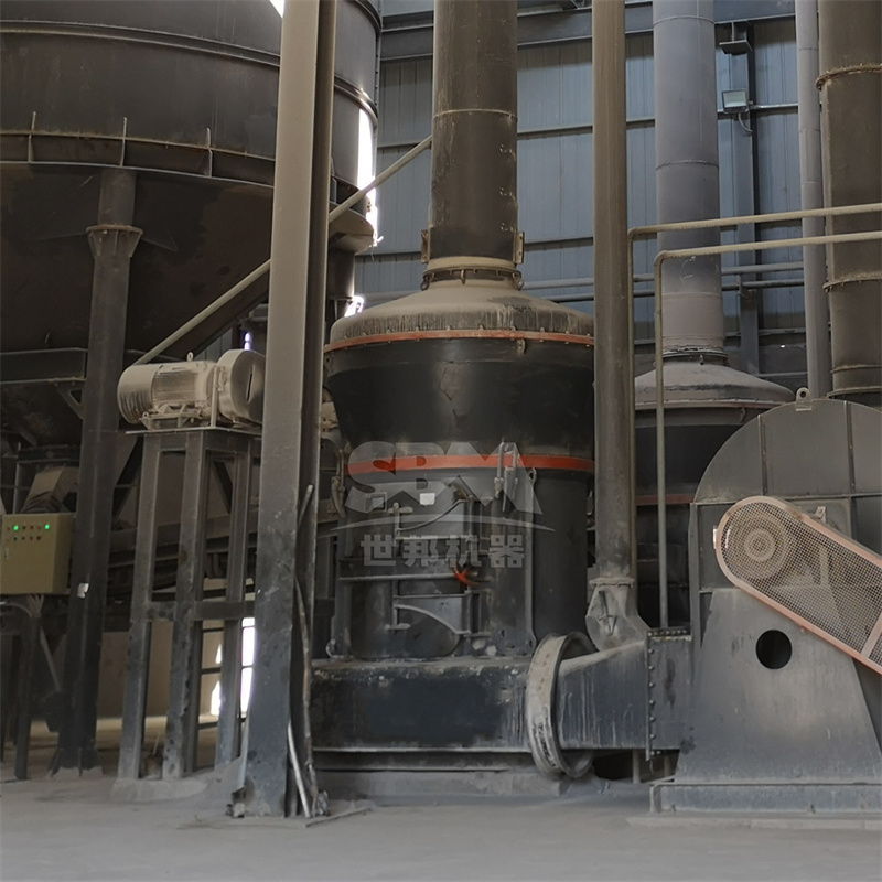 Industrial grinding mill installation inside modern titanium processing factory