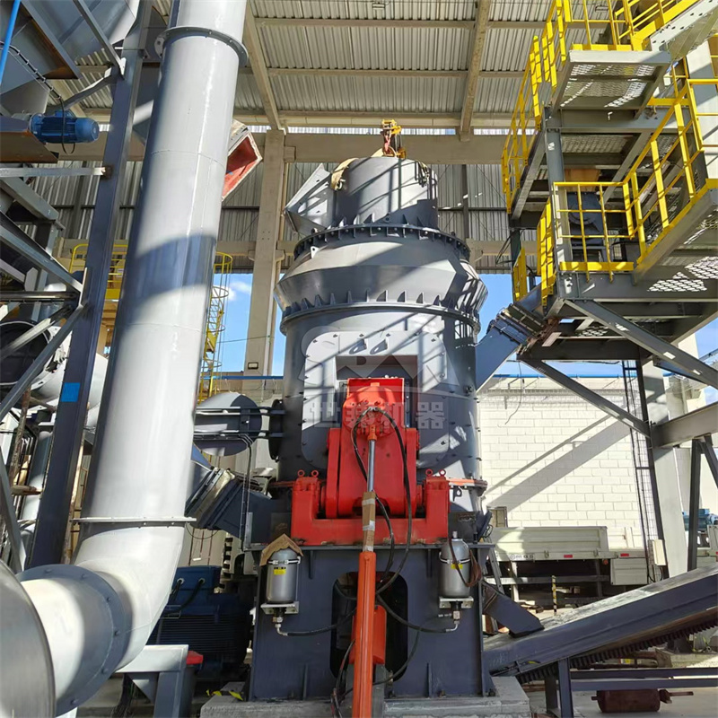 LM Series vertical roller mill grinding limestone for adhesive filler
