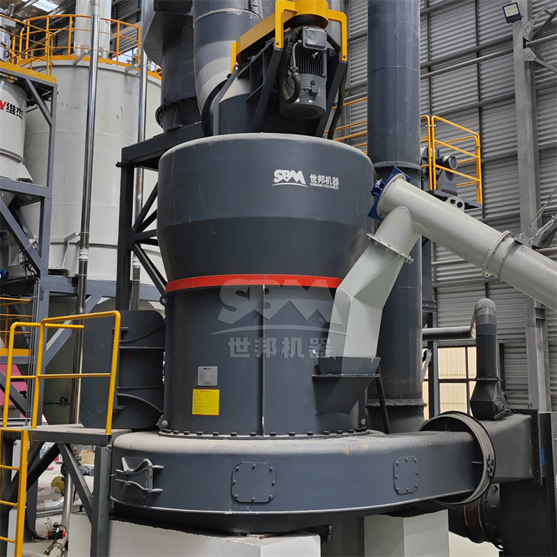 Barite processing plant with MTW mill in operation