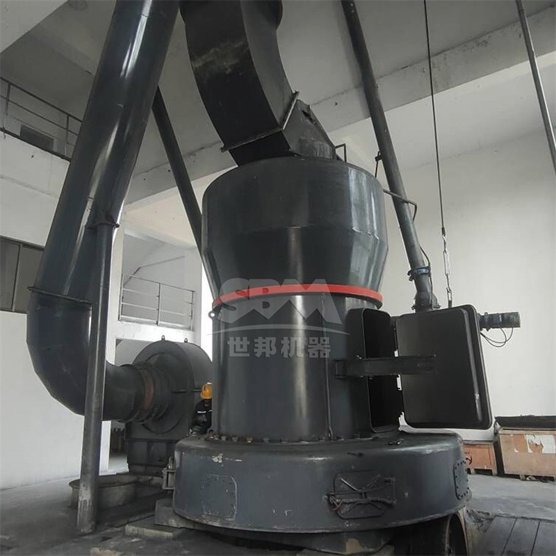 Clay powder production line with grinding mill and dust collector