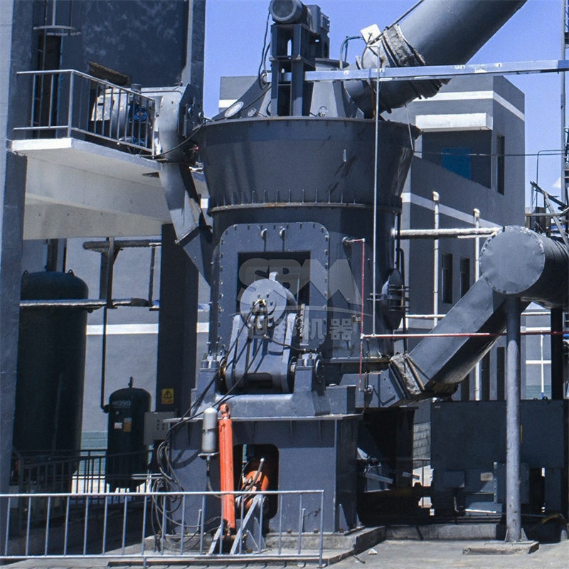 LM Series Vertical Roller Mill in operation at a desulfurization agent production facility