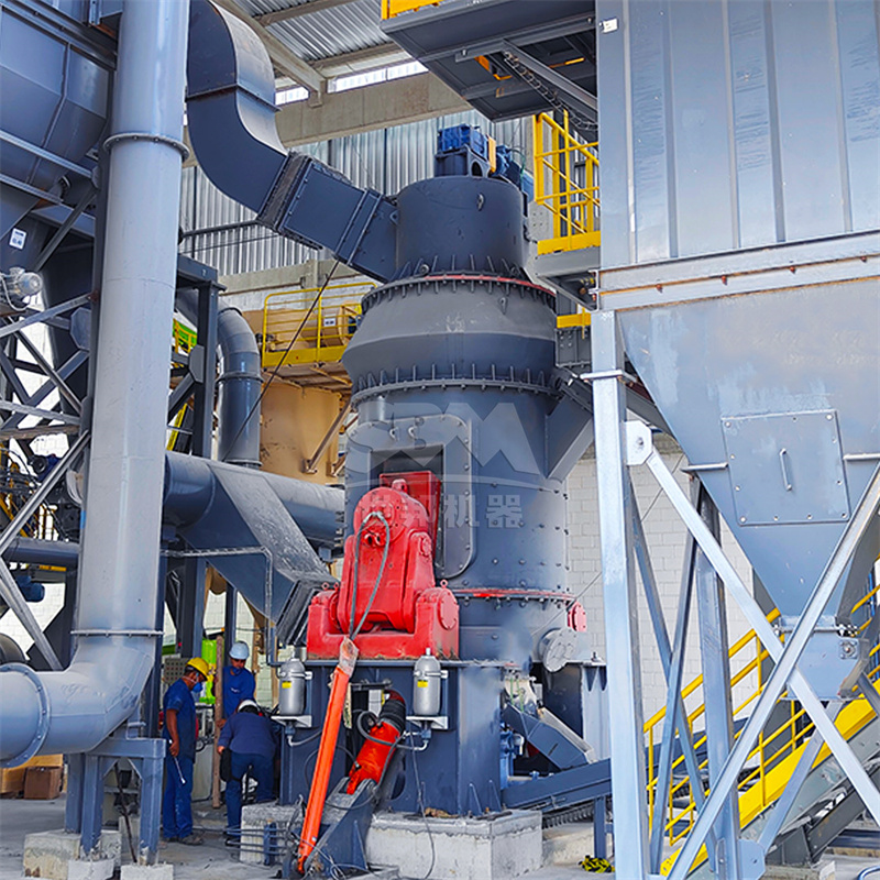 LM series vertical roller mill installed in a cement plant for raw meal grinding