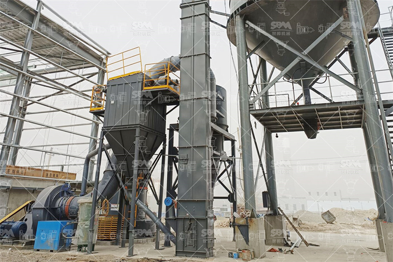 Superphosphate grinding circuit with mill and classifier